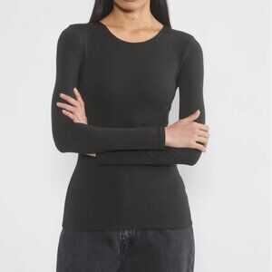 202-NWOT Frank and Oak  Contour Longsleeves black